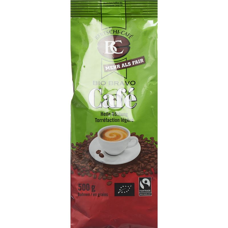 BC CAFE BIO BRAVO Kaffeebohnen ganz 500 g