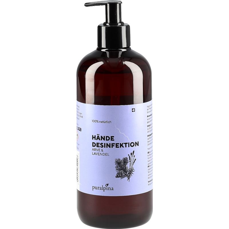 PURALPINA Hände-Desinfektion mit Arve und Lavendel