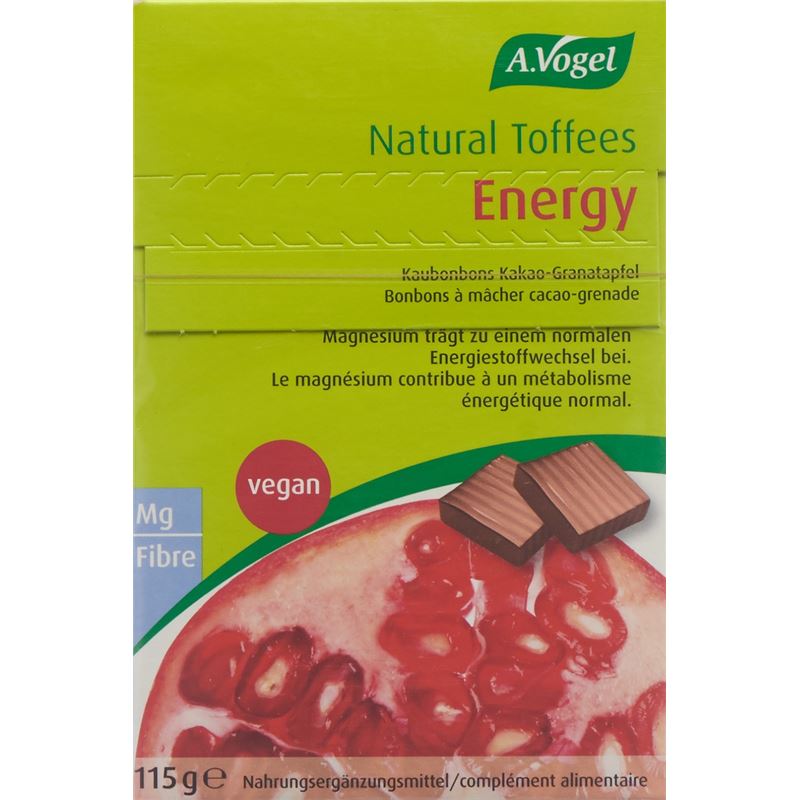 VOGEL Natural Toffees Energy Granatapfel 115 g