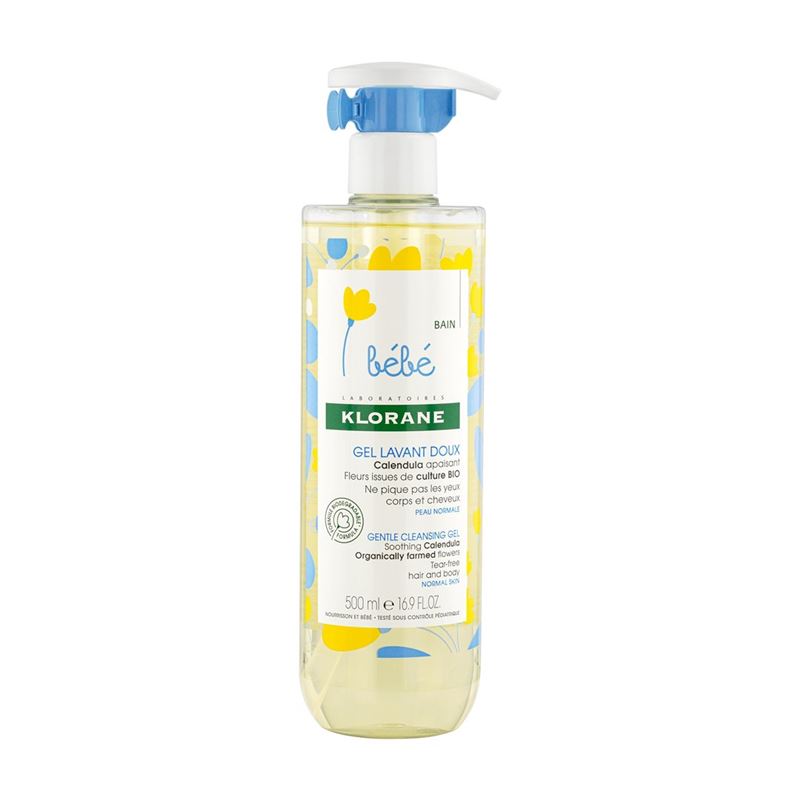 KLORANE BEBE Zartes Schaumgel 500 ml