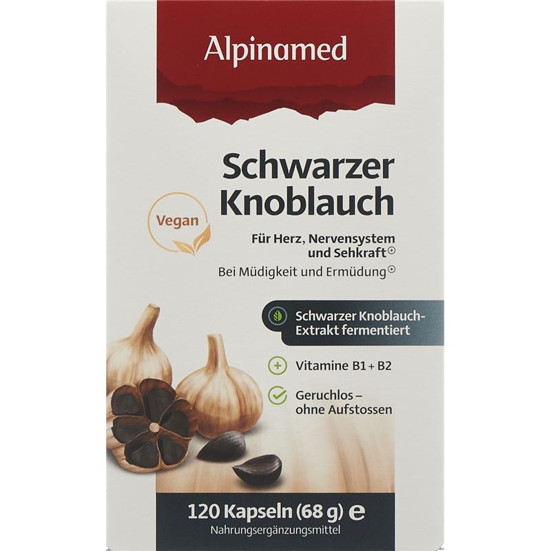 ALPINAMED Schwarzer Knoblauch Kaps 120 Stk