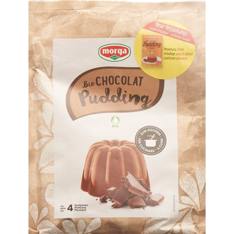 MORGA BIO Pudding Chocolat Btl 75 g
