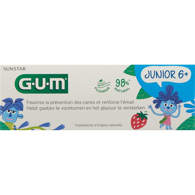 GUM SUNSTAR Junior Zahnpasta Tutti-Frutti 50 ml