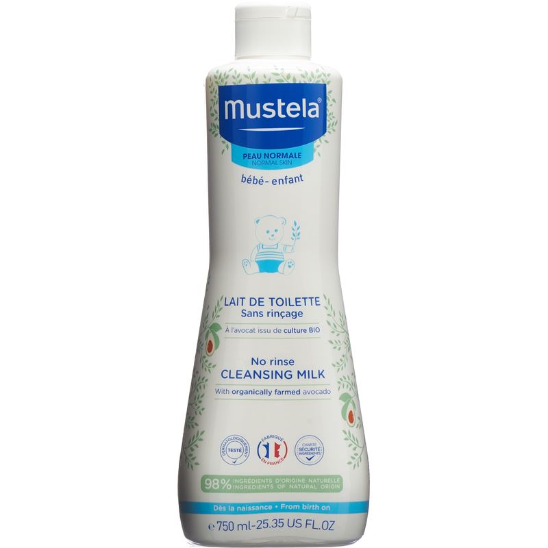 MUSTELA Reinigungsmilch norm Haut o Abspül 750 ml