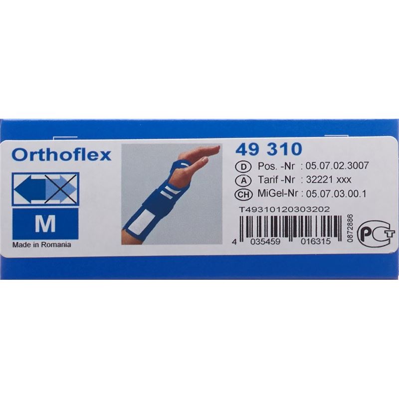 THUASNE Orthoflex Handgelenkband L 21cm links weis