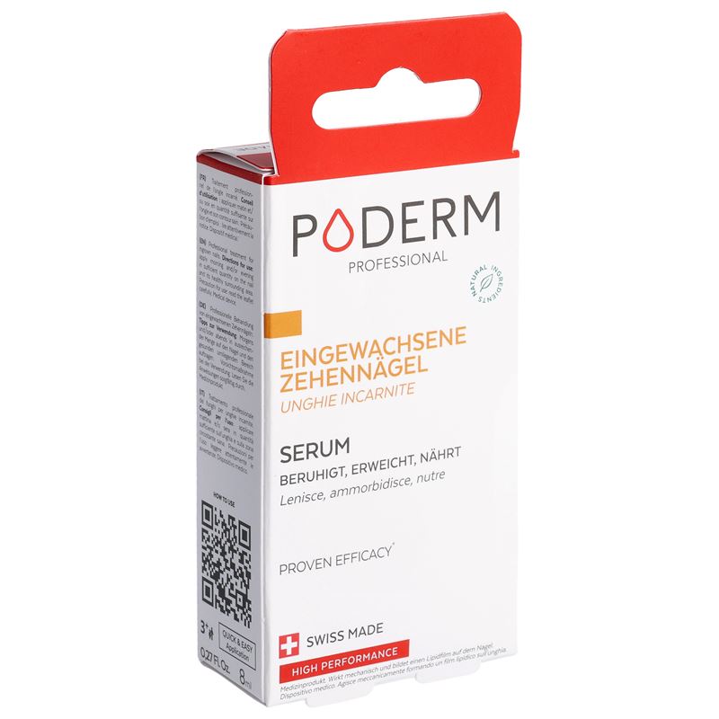 PODERM Huile Sérum Ongles Apaisante Fl 8 ml