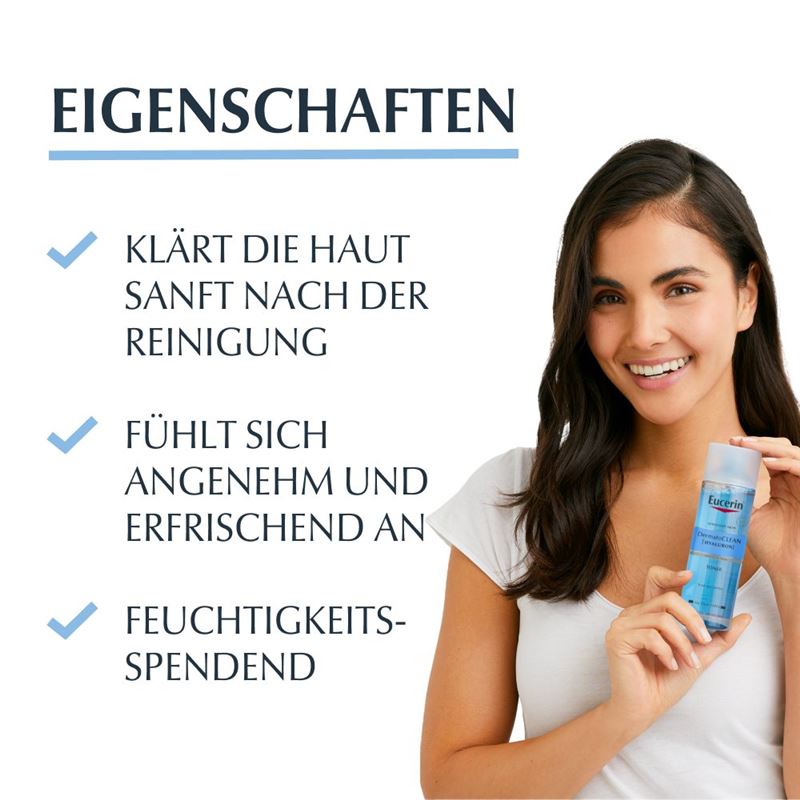 EUCERIN DermatoCLEAN Gesichtston feucht (n) 200 ml
