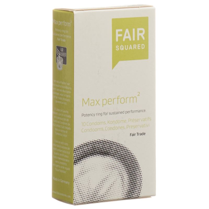 FAIRSQUARED Kondom Max Perform vegan 10 Stk