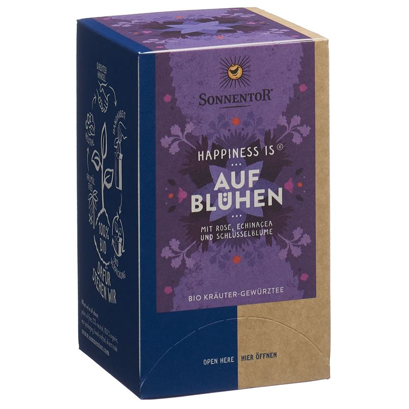 SONNENTOR Happiness is Aufblühen Tee Btl 18 Stk