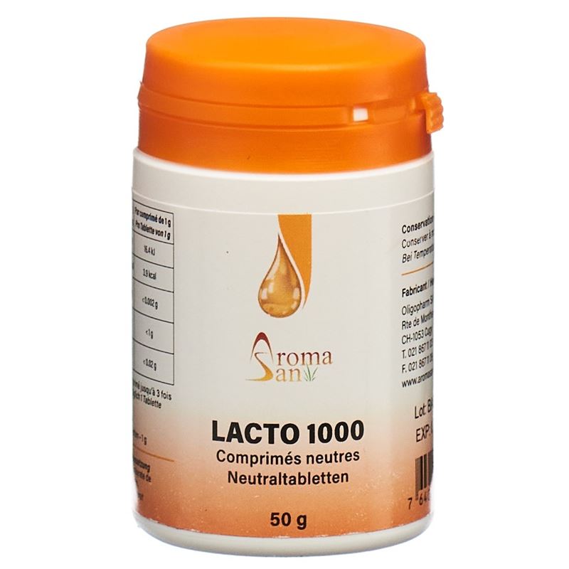 AROMASAN Lacto 1000 Tabl für ätherische Öle 50 Stk