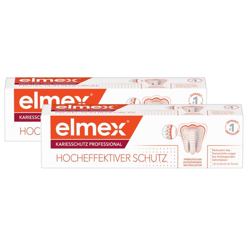 ELMEX KARIESSCHUTZ PROF Zahnpasta Duo 2 x 75 ml