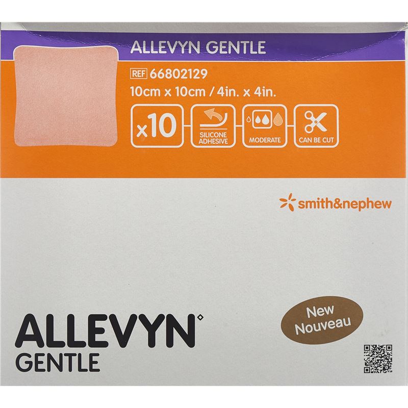 ALLEVYN GENTLE Wundverband 10x10cm 10 Stk