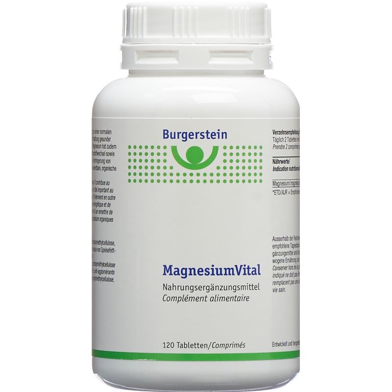 BURGERSTEIN Magnesiumvital Tabl Ds 120 Stk