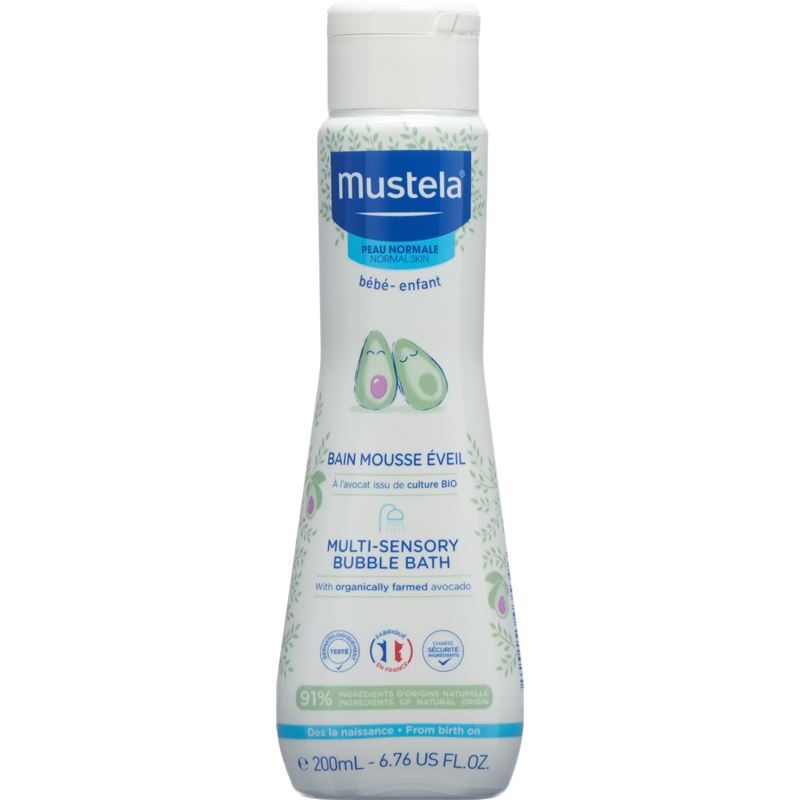MUSTELA Anregendes Schaumbad normale Haut 200 ml