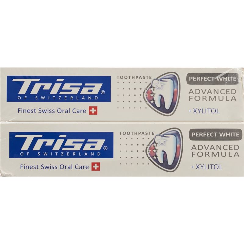 TRISA Zahnpasta Perfect White DUO 2 x 75 ml