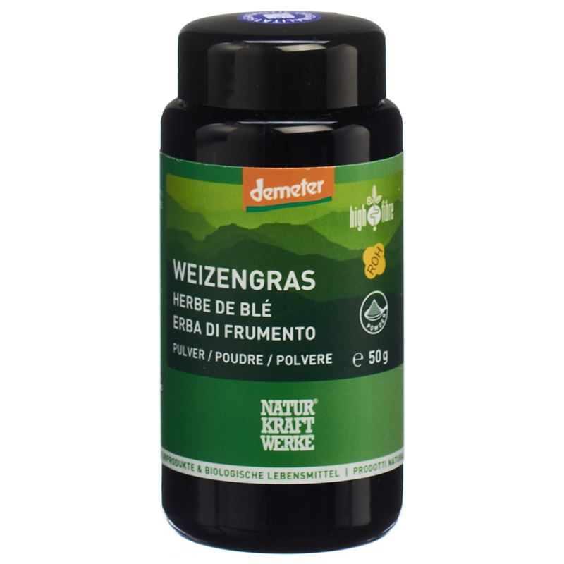 NATURKRAFTWERKE Weizengras Pulver Demeter 50 g
