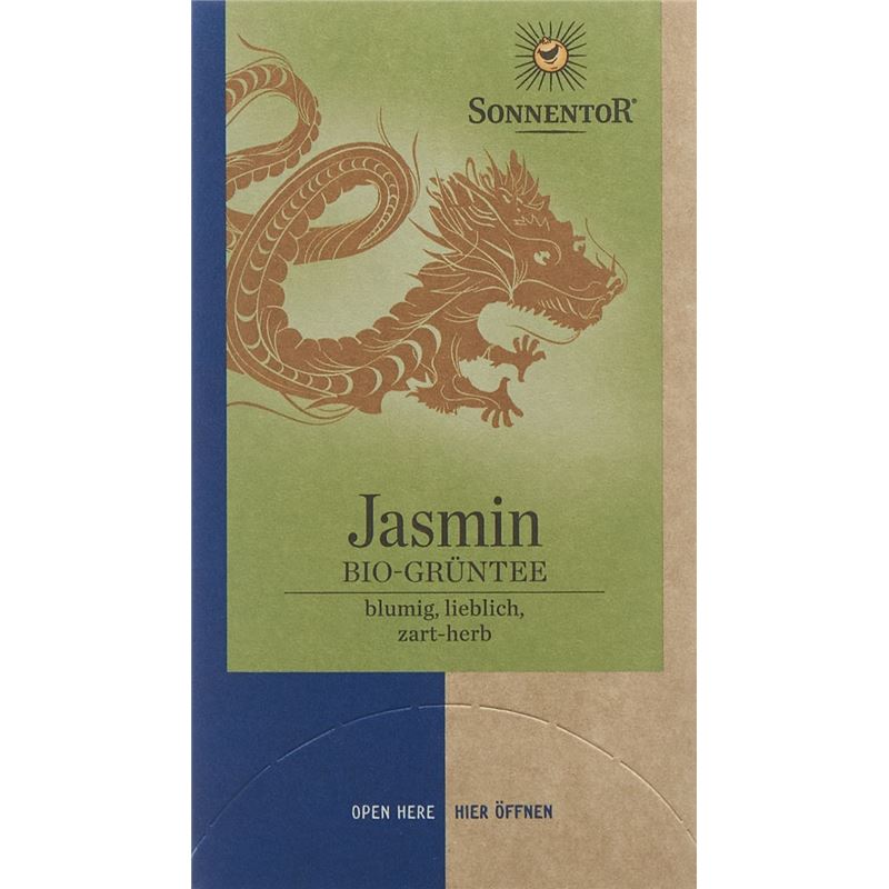SONNENTOR Grüntee Jasmin Btl 18 Stk