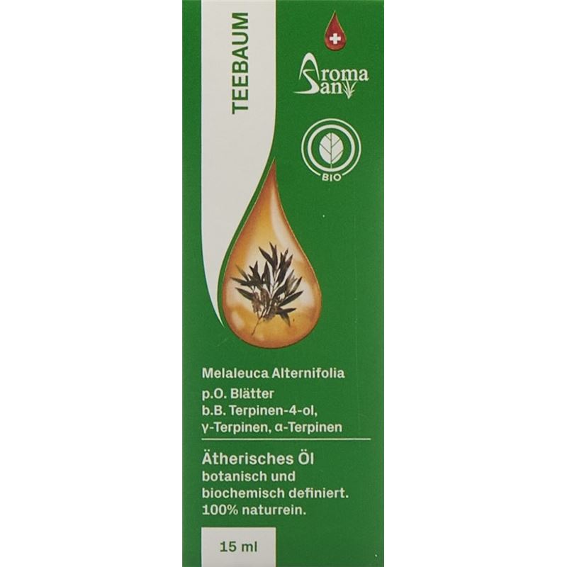 AROMASAN Tea Tree Äth/Öl in Schachtel Bio 15 ml