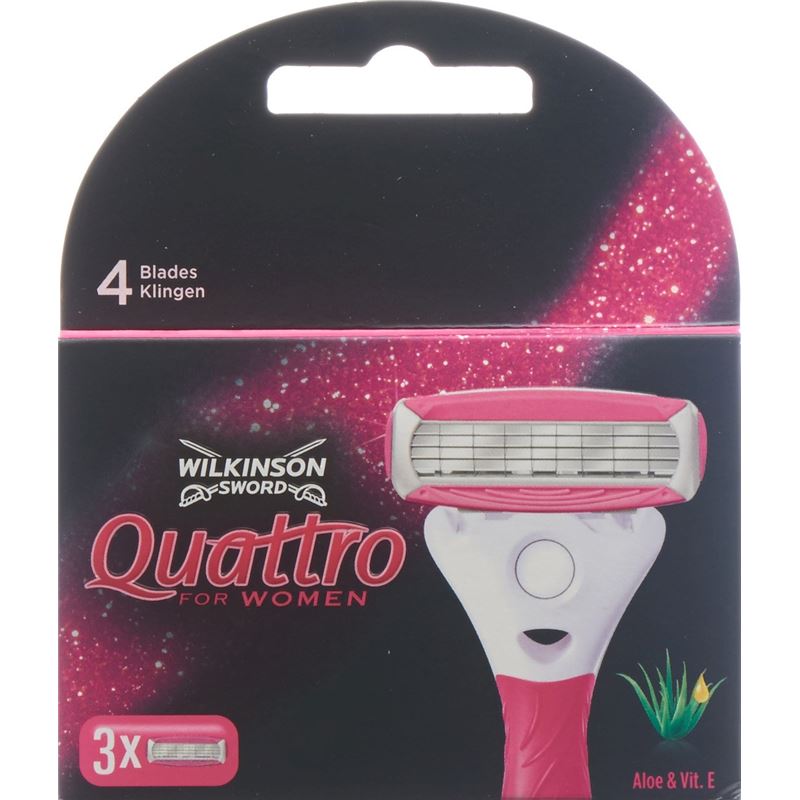 WILKINSON Quattro For Women Klingen 3 Stk