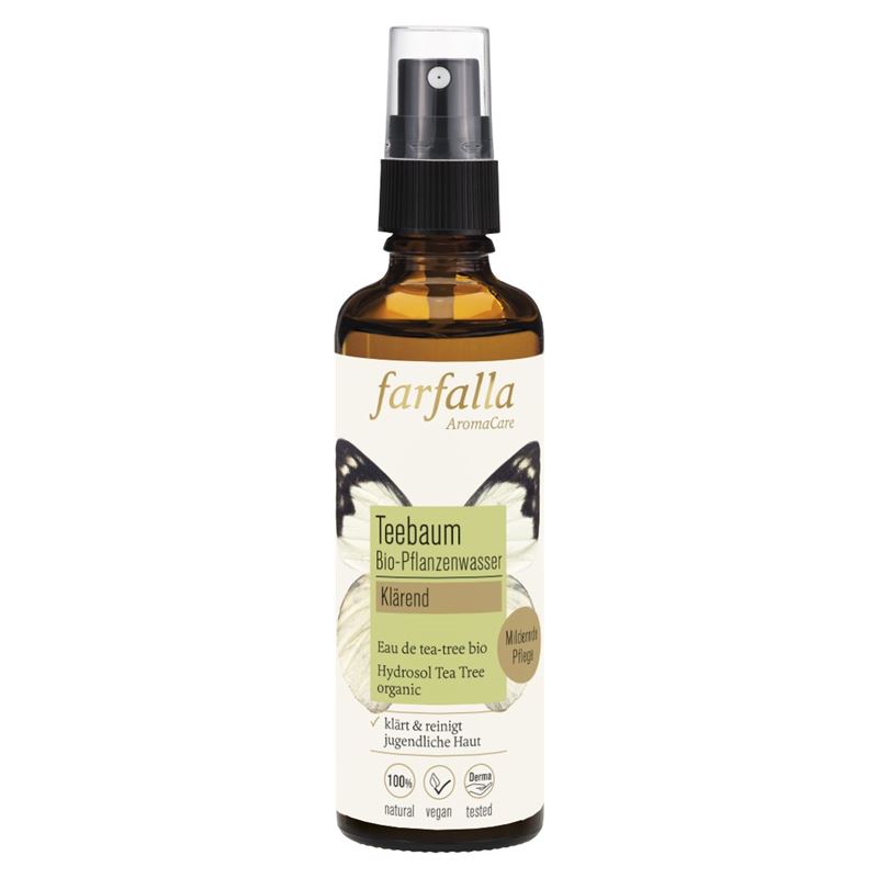 FARFALLA Bio-Pflanzenwasser Teebaum Spr 75 ml