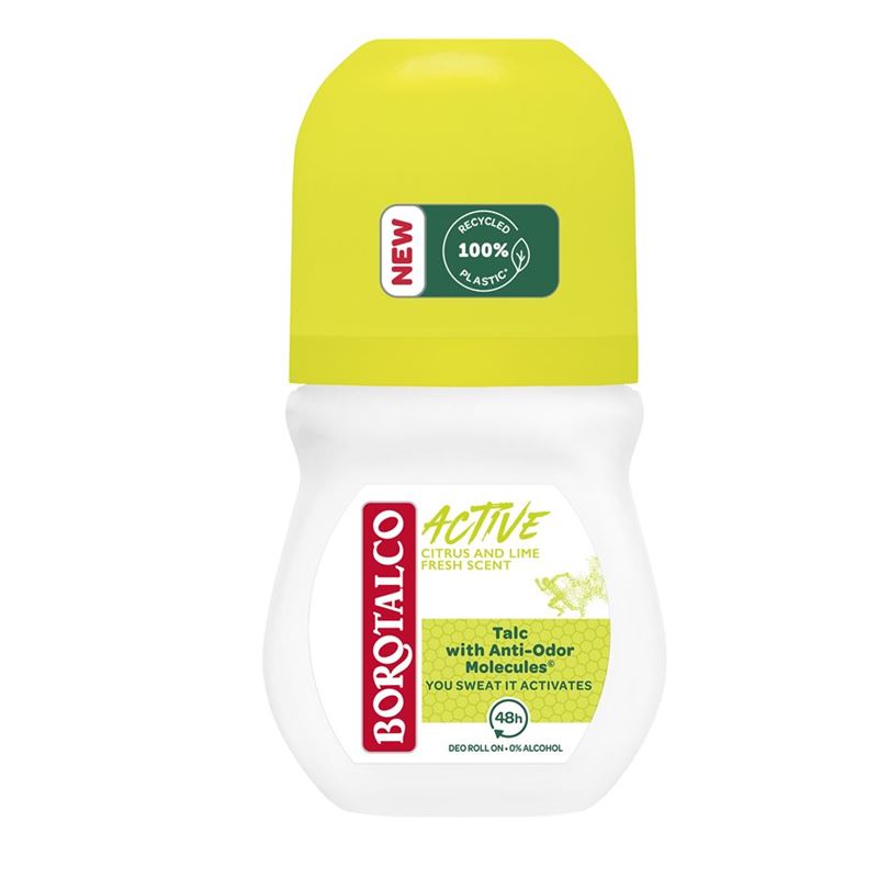 BOROTALCO Deo Active Roll on Zitrus Lime 50 ml