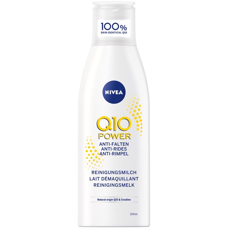 NIVEA Q10 Power Anti-Falten Reinigungsmilch 200 ml