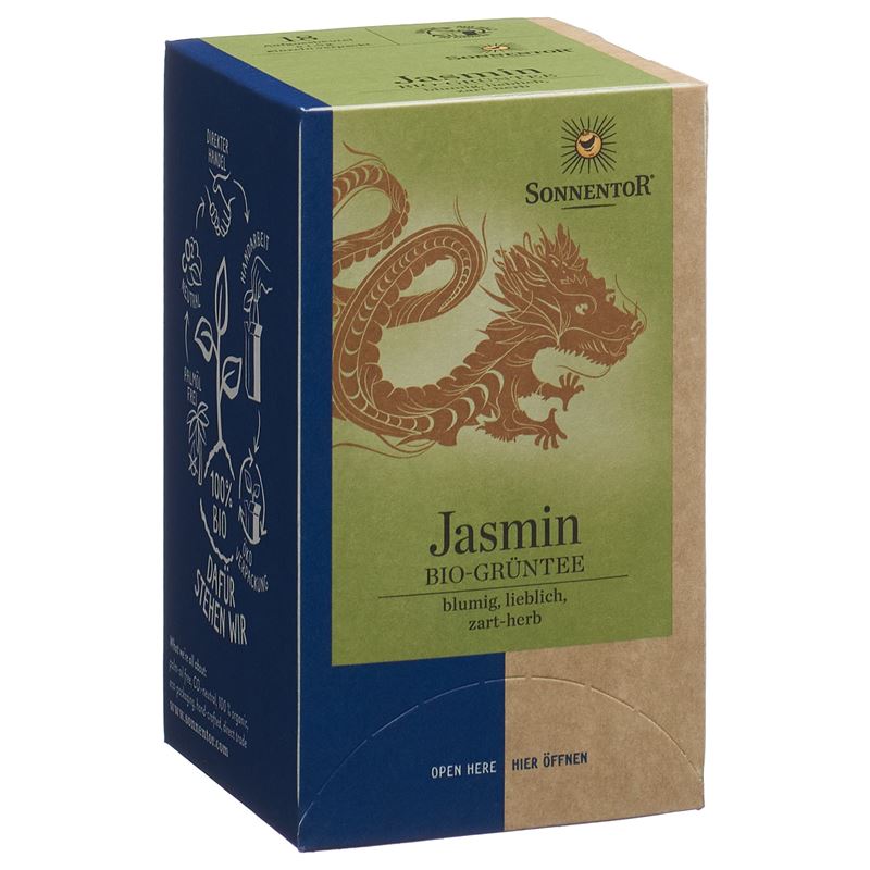 SONNENTOR Grüntee Jasmin Btl 18 Stk