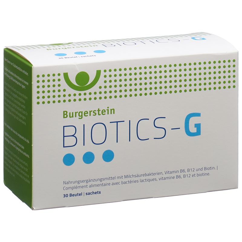 BURGERSTEIN Biotics-G Plv Btl 30 Stk