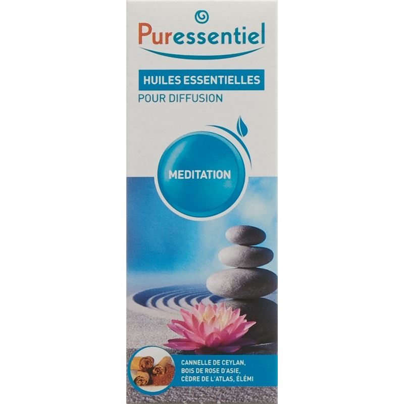 PURESSENTIEL Duftmisch Meditat äth Öl Diff 30 ml