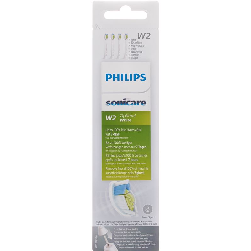PHILIPS Sonicare OptimalWhite BH HX6064/10 4 Stk