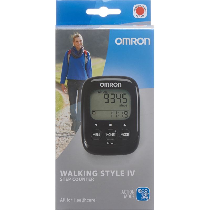 OMRON Schrittzähler Walking Style IV schwarz