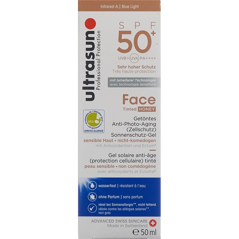 ULTRASUN Face Tinted SPF 50+ Honey 50 ml