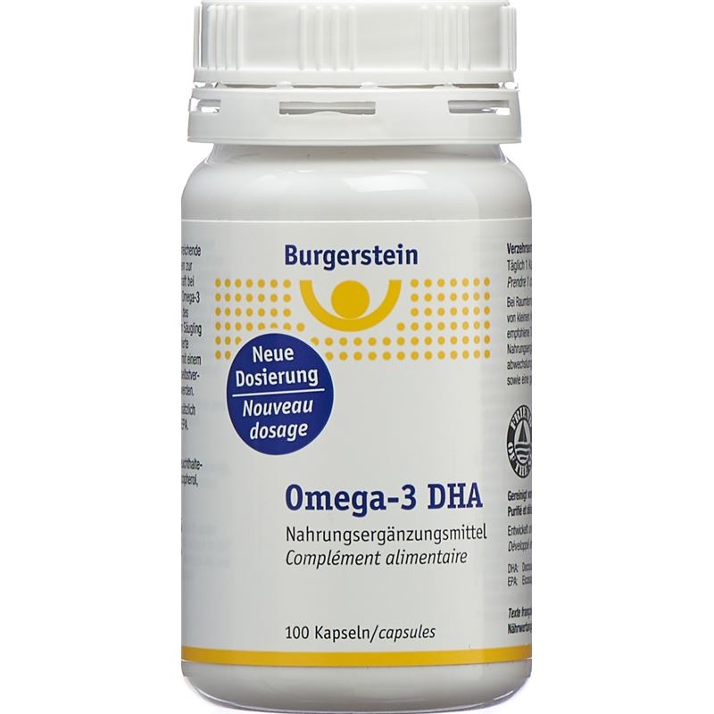 BURGERSTEIN Omega-3 DHA Kaps 100 Stk