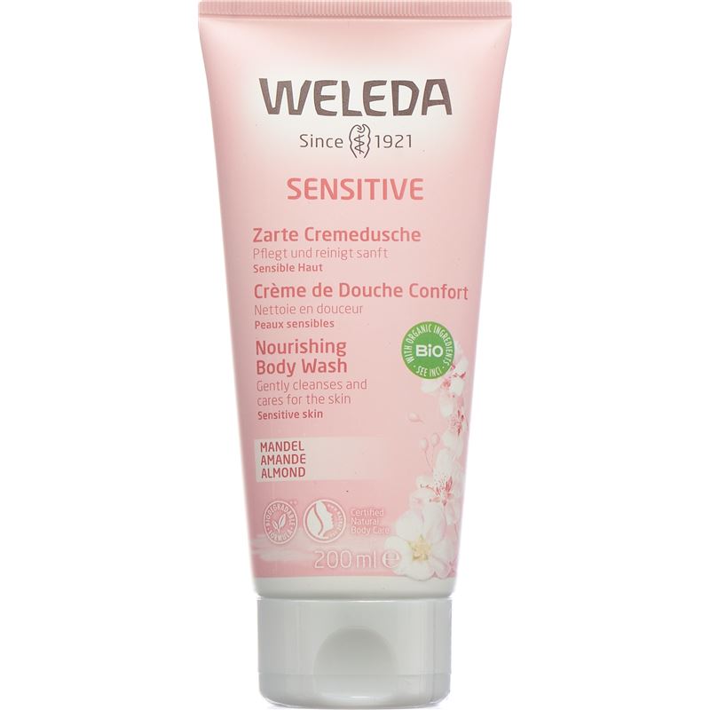 WELEDA MANDEL Sensitiv Pflegedusche Tb 200 ml