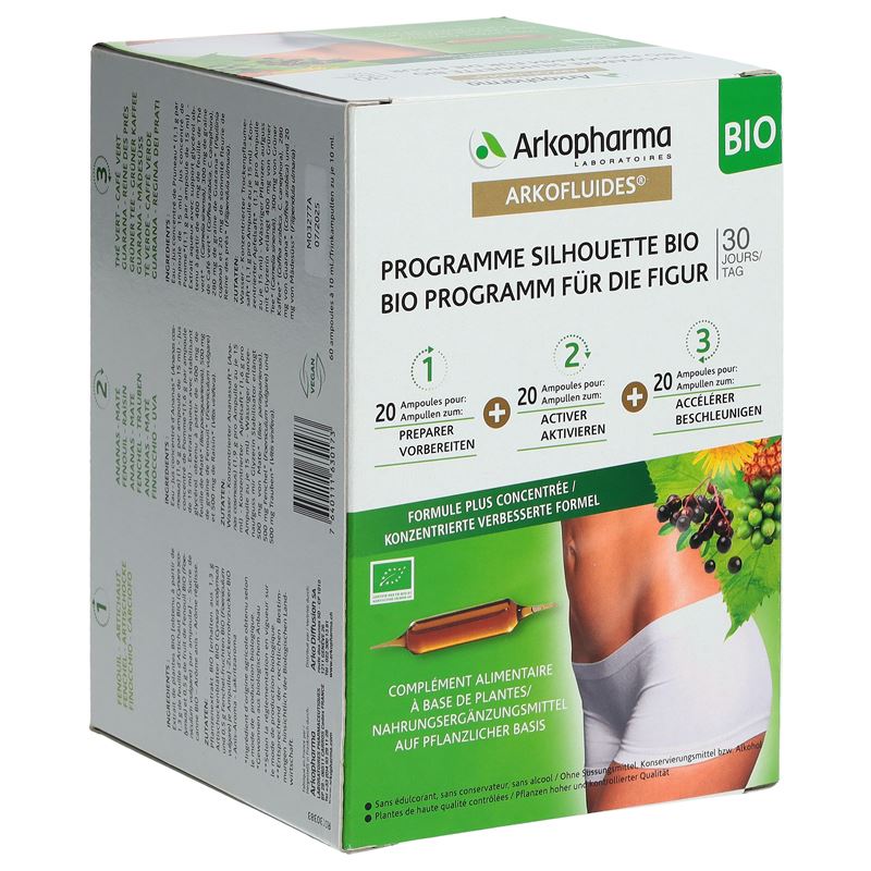 ARKOFLUIDE Trinkamp Bio Triopack 3 x 20 Stk