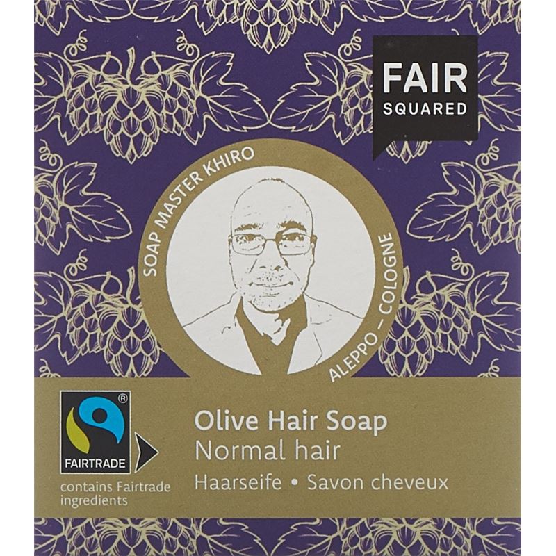 FAIR SQUARED Hair Soap Olive Normal Hair 2 x 80 g