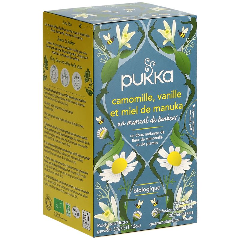 PUKKA Camom Vani&Miel Manuka Thé bio Btl 20 Stk