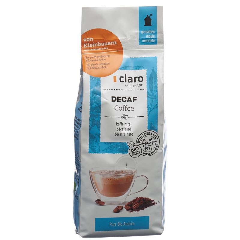 CLARO Décaffeinato Kaffee gemahlen Bio Btl 250 g