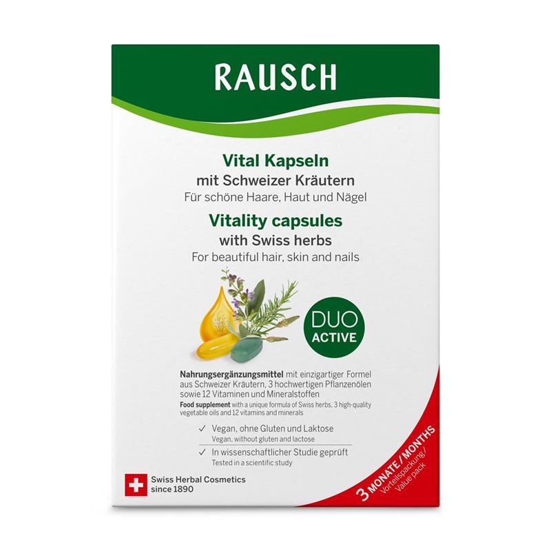 RAUSCH Vital Kaps Schweizer Kräuter 3 x 60 Stk