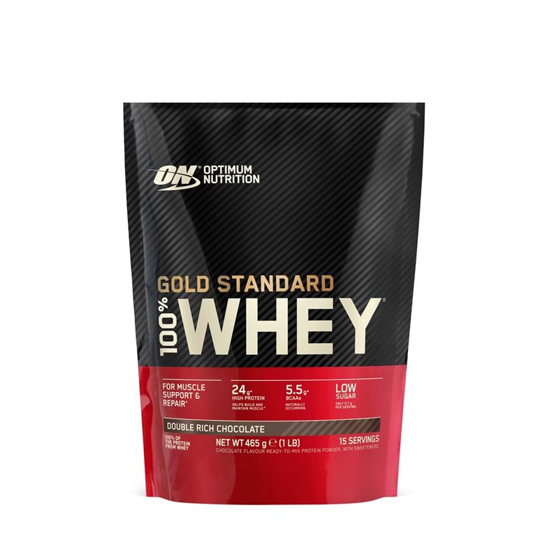OPTIMUM 100% Whey Gold Std Choco Dbl Ri Btl 450 g