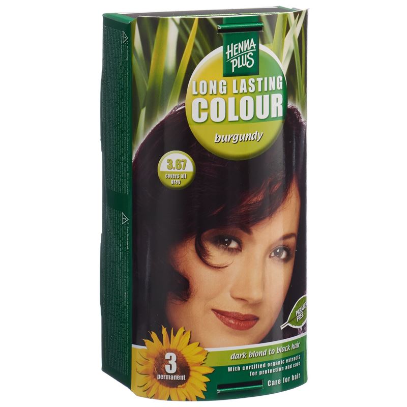 HENNA PLUS Long Last Colour 3.67 burgund