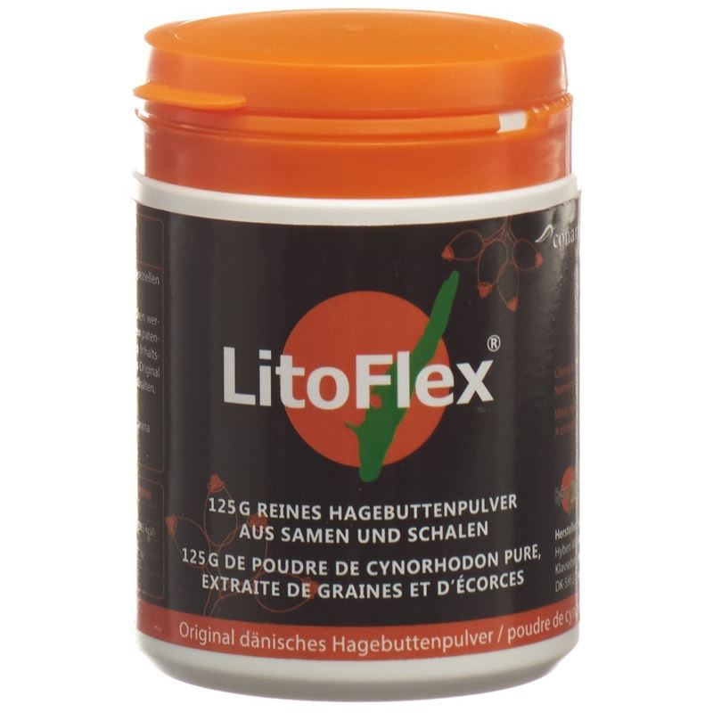 LITOFLEX orig dänisch Hagenbuttenpulver Ds 125 g
