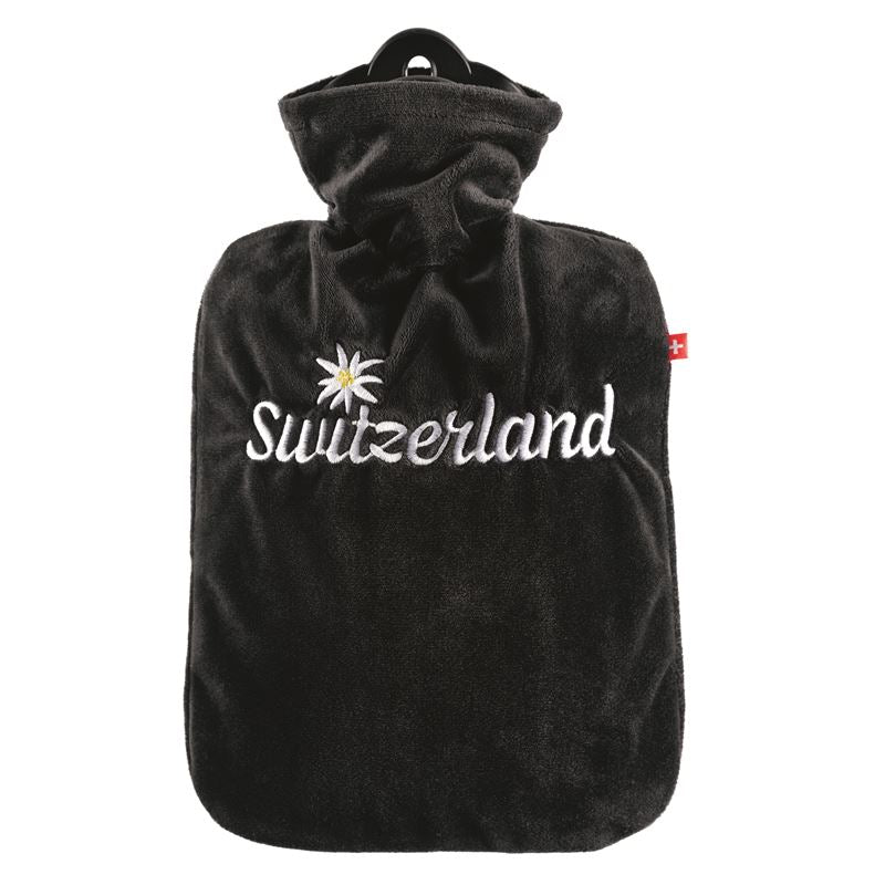 EMOSAN Wärmflasche Switzerland mit Edelweiss