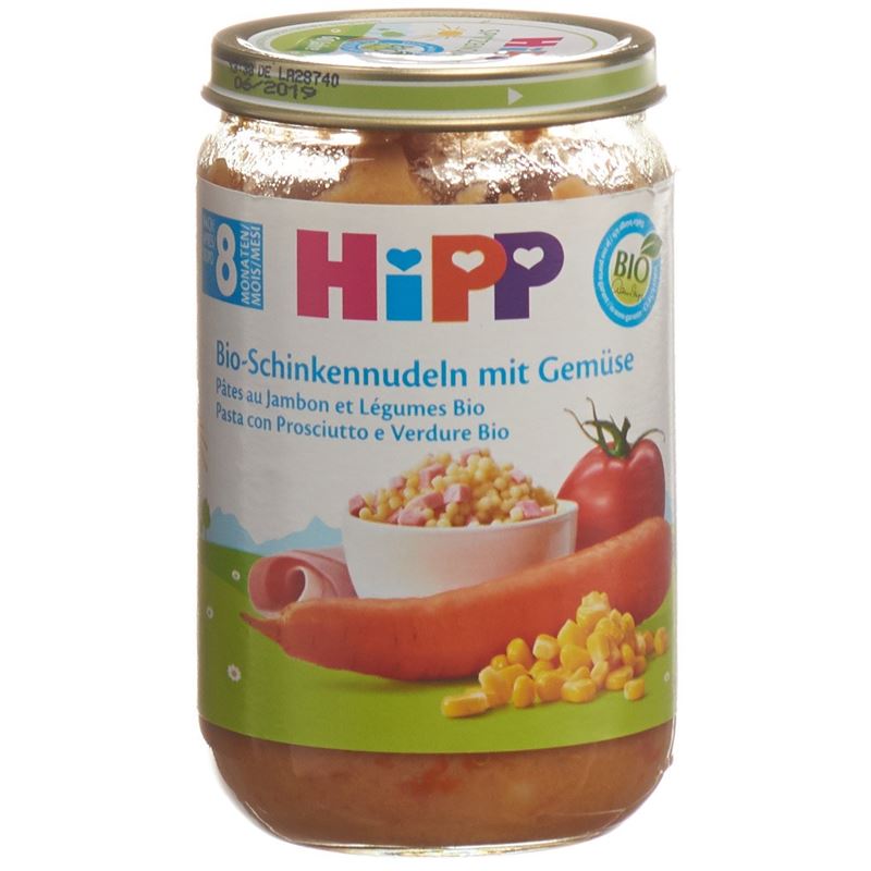 HIPP Bio-Schinkennudeln m Gemüse 8M 220 g