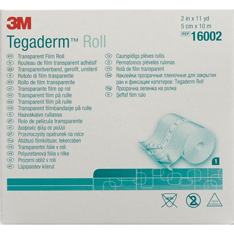3M TEGADERM ROLL Wundverband 5cmx10m transp