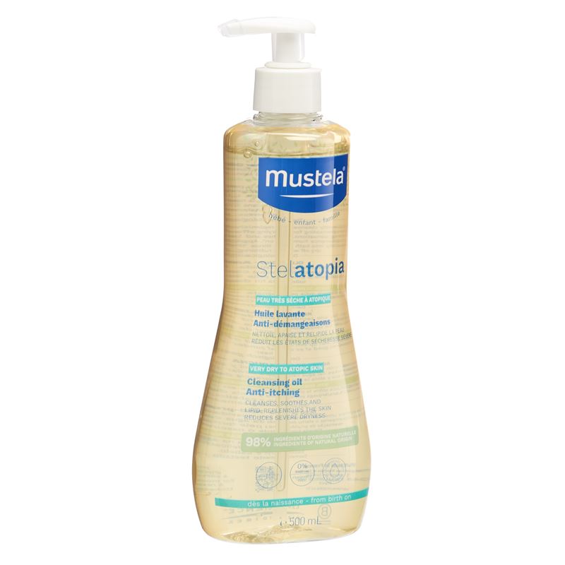 MUSTELA STELATOPIA Waschöl atopische Haut 500 ml