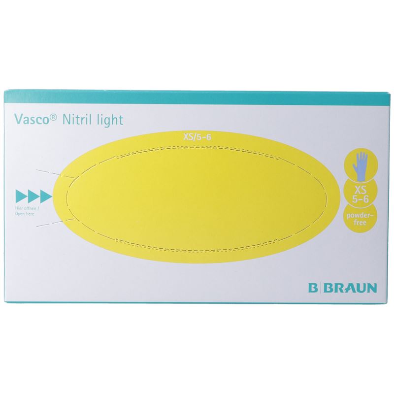 VASCO Nitril Light U-Handsch XS latexfr 100 Stk