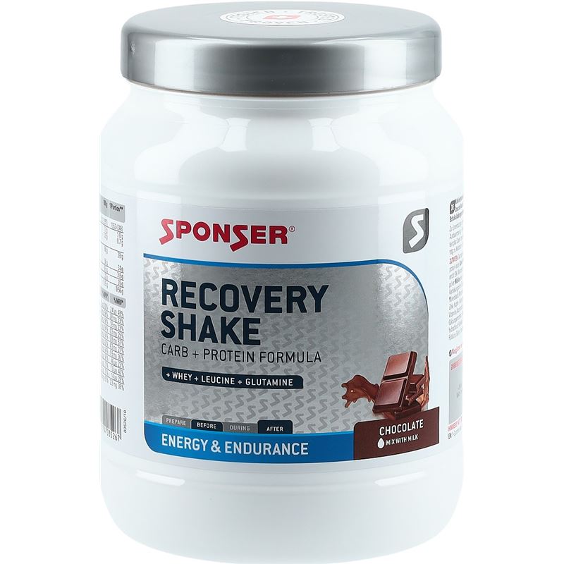 SPONSER Recovery Shake Plv Chocolate Ds 900 g