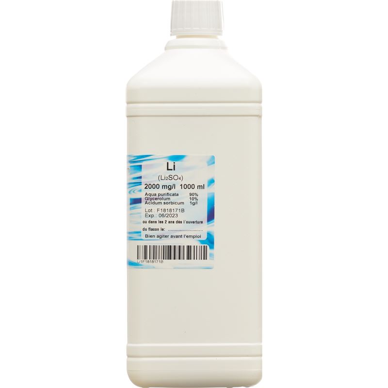 OLIGOPHARM Lithium Lös 2000 mg/l 1000 ml