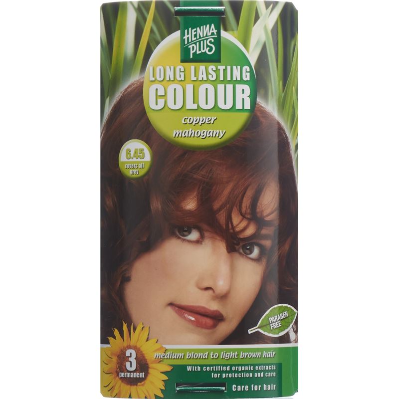 HENNA PLUS Long Last Colour 6.45 kupfer mahagoni